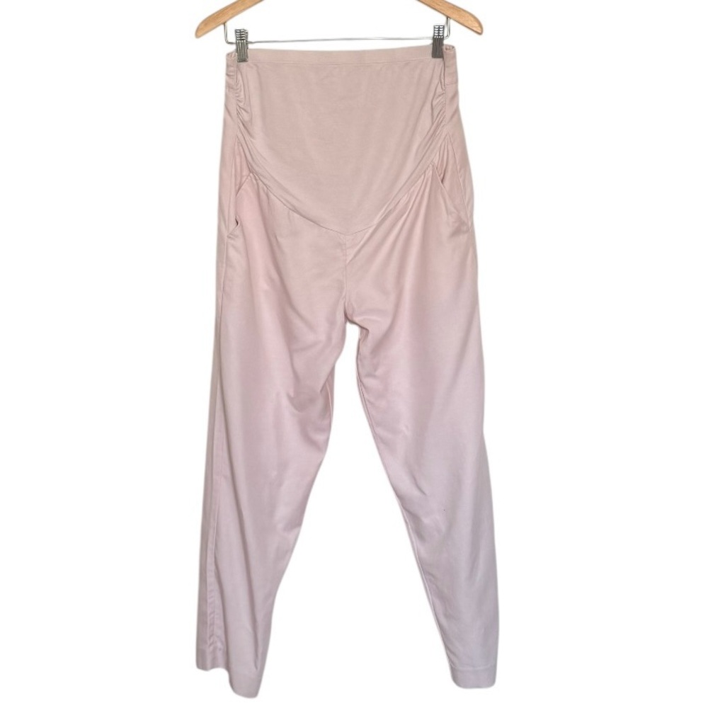 Seraphine The Work Edit Light Pink Over The Bump Maternity Pants Size 6